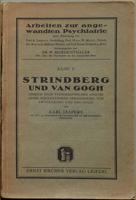 Karla Jaspersa psihopatogrāfiskā pētījuma “Strindbergs un van Gogs” (Strindberg und van Gogh, 1922) titullapa.