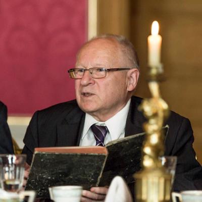 Jānis Stradiņš diskusijā Rundāles pilī. 2013. gads.