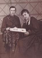 Kārlis Prauls ar sievu Martu. 1921. gads.