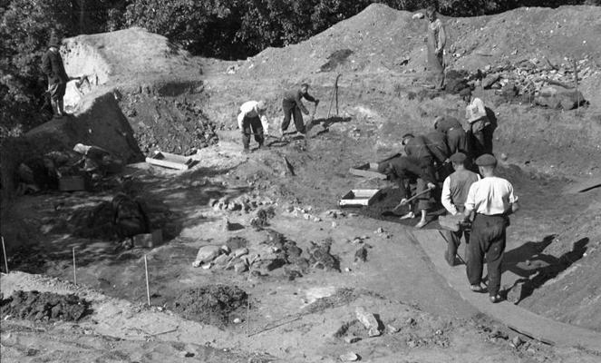 Arheoloģiskie izpētes darbi Jersikas pilskalnā Daugavpils apriņķa Līvānu pagastā. 13.09.1939.