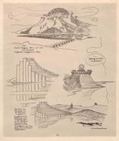 Bruno Tauta arhitektūras vīzijas grāmatā "Alpu arhitektūra", 1919. gads.