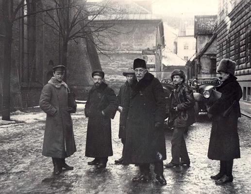 Padomju Latvijas valdības locekļi. Rīga, 01.1919.