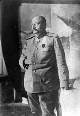 Krievijas Impērijas Pirmā pasaules kara Kaukāzas armijas komandieris infantērijas ģenerālis Nikolajs Judeņičs, 1916. gads.