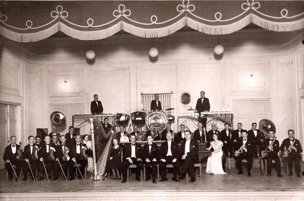 Simfodžeza orķestra "La-Si-Do" koncerts Latvijas Konservatorijā. 09.11.1932.