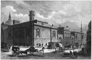 Londonas Ņūgeitas cietums īsi pirms tā nojaukšanas. 1888. gads.