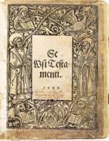 Mikaela Agrikolas "Jaunā Derība" (Se Wsi Testamentti). 1548. gads.