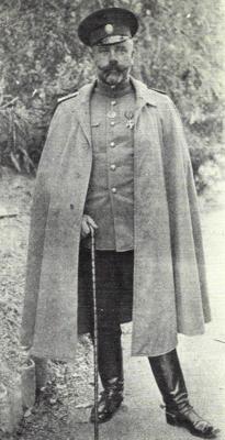Antons Deņikins pulkveža pakāpē, 17. kājnieku Arhangelogorodas pulka komandiera amatā. 1911. gads.
