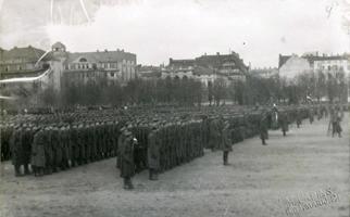 Lāčplēša Kara ordeņa pasniegšanas ceremonija. 11.11.1920.