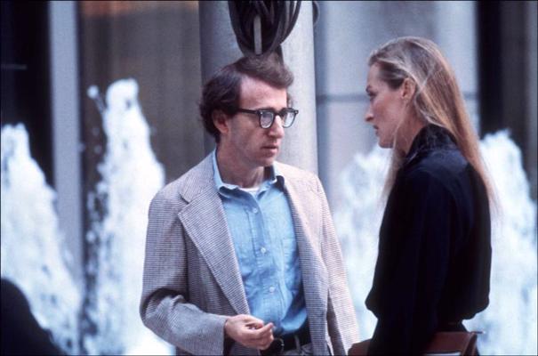 Vudijs Allens un Merila Strīpa filmas “Manhetena“ uzņemšanas laikā. Ņujorka, 1979. gads. 