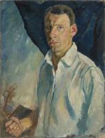 Eduards Lindbergs. "Pašportrets". 1920. gads.