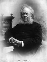 Henriks Ibsens (Johan Henrik Ibsen). Apmēram 1900. gads.