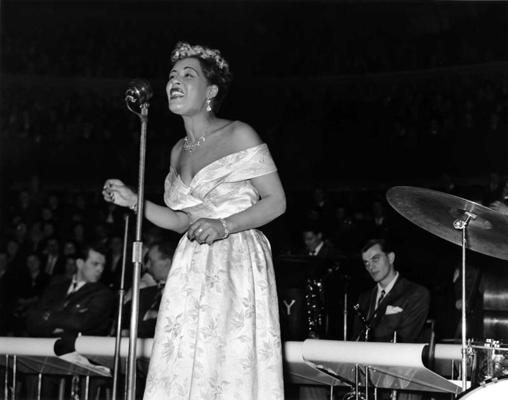 Billija Holideja koncertā, 14.02.1954.