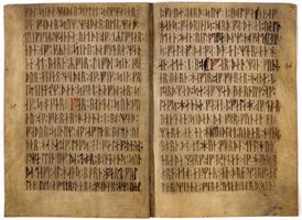 Atvērums manuskriptā Codex Runicus. 1300.–1350. gads.