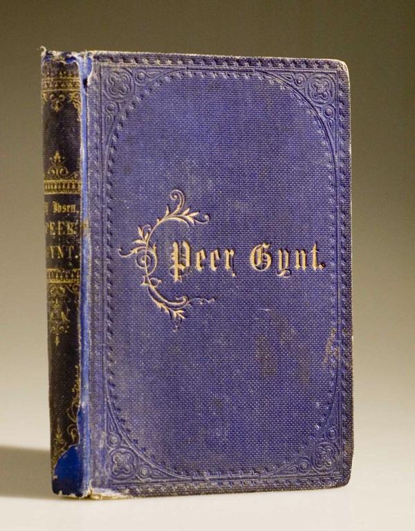 Henrika Ibsena luga "Pērs Gints". Kopenhāgena, izdevējs Gyldendalske Boghandel, 1867. gads.