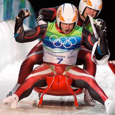 Andris Šics un Juris Šics Vankūveras olimpiskajās spēlēs. 2010. gads.