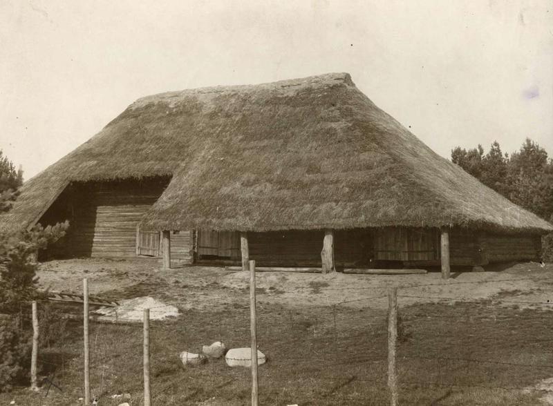 Pirmā uzstādītā senceltne Brīvdabas muzejā 1928. gadā – Vidzemes vidienes rija, pārvesta no Madonas apriņķa Vestienas pagasta "Rizgu" mājām, būvēta ap 1780. gadu.