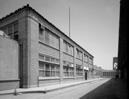 Alberta Kāna projektētā Ford automobiļu fabrika. Kalifornijas pavalsts, ASV, 20. gs. vidus.