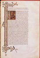 Lorenco Vallas manuskripta “Par īsto un aplamo labumu” (De vero falsoque bono) lapa. Itālija, 15. gs.