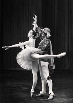 Lita Beiris Auroras lomā Pētera Čaikovska baletā “Apburtā princese”. Latvijas Nacionālā Opera, 1975.–1980. gads.