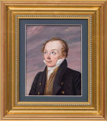 Augusts Pecolds. Rīgas birģermeistara Johana Georga Švarca (Johann Georg Schwartz) portrets. 1824. gads.