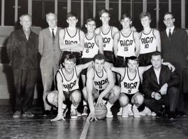 Zviedrijas junioru basketbola čempioni – sporta klubs "Rīga". 1966. gads.