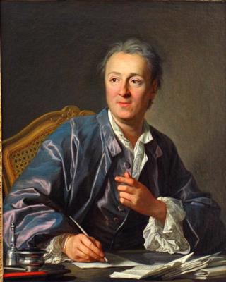 Denī Didro portrets. Mākslinieks Luijs Mišels van Lū (Louis Michel Van Loo). 1767. gads.