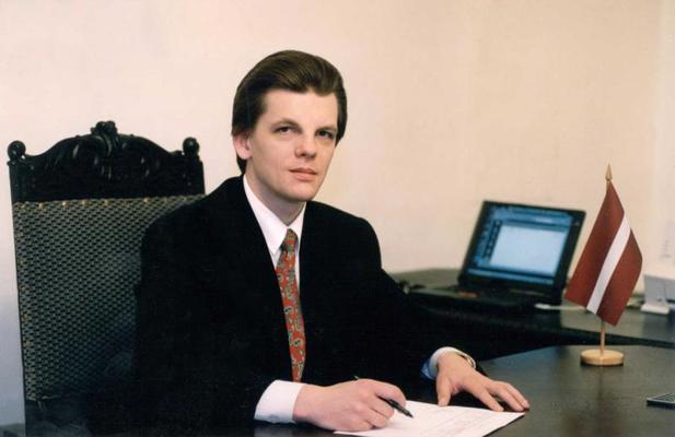 Einars Repše. Rīga, 1993. gads.