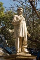 Gopala Krišnas Gokales statuja. Mumbaja, Indija, 26.01.2008.