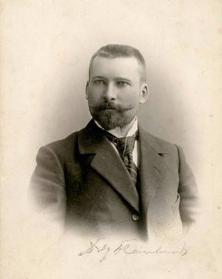 Gustavs Reinhards. Liepāja, ap 1899. gadu.