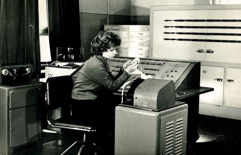 Pirmais Latvijā uzbūvētais dators LM-3. 20. gs. 60. gadi.