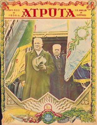 Žurnāla "Atpūta" vāks, Nr. 602. 15.05.1936.