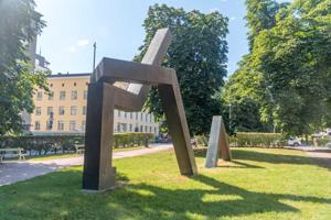 Risto Riti veltītā skulptūra Helsinkos. Somija, 05.08.2021.