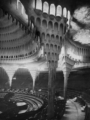 Hansa Pelciga projektētais Lielais Teātris. Berlīne, Vācija, 1920. gads.