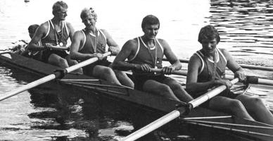 Maskavas olimpisko spēļu sudraba medaļas ieguvēji M4+ klasē, 1980. gads.