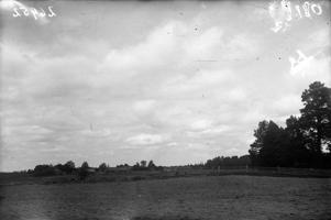 Ainava skatā no austrumiem uz Kapenieku senkapiem. Raņķu pagasts, 09.06.1931.