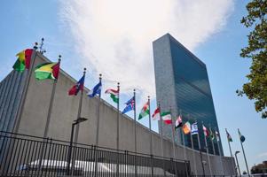 Apvienoto Nāciju Organizācijas galvenā mītne Ņujorkā. ASV, 19.09.2022.