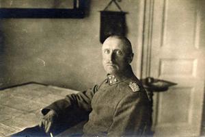 Baltiešu landesvēra komandieris majors Alfrēds Flečers. 07.1919.