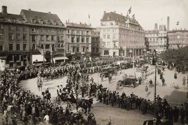 Somijas prezidents Lauri Relanders valsts vizītē Dānijā. Kopenhāgena, 07.10.1926.