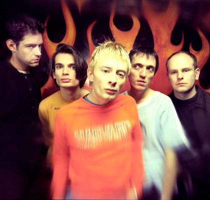 Radiohead. Ņujorka, 1993. gads. No kreisās: Eds O’Braiens, Džonijs Grīnvuds, Toms Jorks, Kolins Grīnvuds un Filips Selvejs.