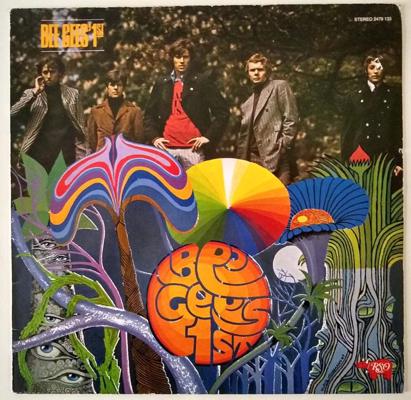 Bee Gees pirmais starptautiski izdotais albums Bee Gees 1st (izdevējs RSO Records, 1967).