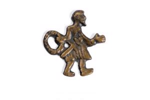 Bronzas figūriņa, dēvēta par "Daugmales vikingu". Daugmales pilskalns, 11.–12. gs.