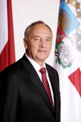 Andris Bērziņš, Latvijas Valsts prezidents (2011–2015).