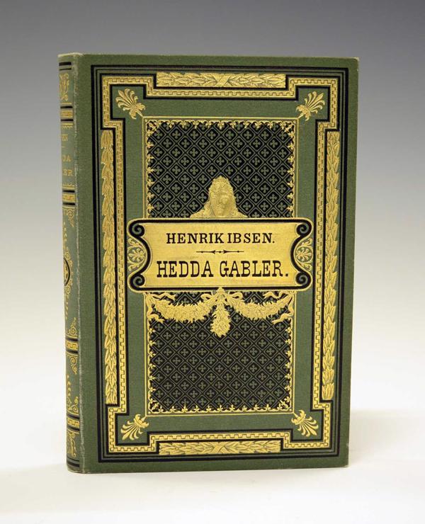 Henrika Ibsena luga "Heda Gāblere". Kopenhāgena, izdevniecība Gyldendalske Boghandel, 1890. gads.