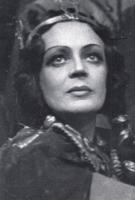 Lilita Bērziņa Spīdolas lomā Raiņa lugas "Uguns un nakts" iestudējumā. 1947. gads.