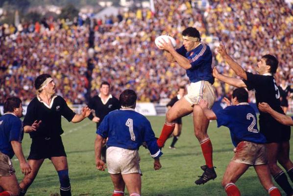 Pasaules kausa regbijā finālspēle starp Jaunzēlandes un Francijas izlasēm. Oklenda, Jaunzēlande, 20.06.1987.