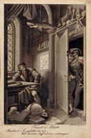 Fausts un Mefistofelis. Gravīra. 1828. gads.