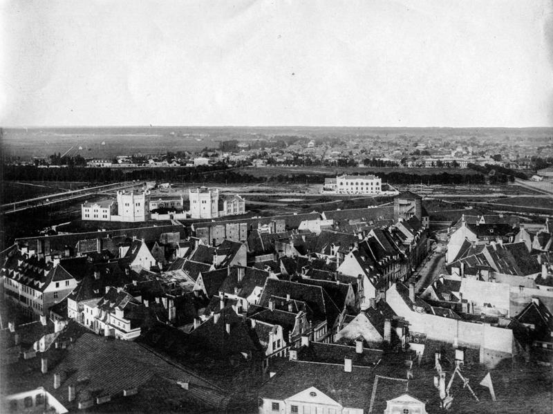 Rīgas panorāma. 1865. gads.
