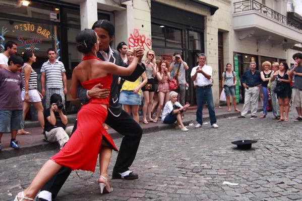 Tango dejotāji. Buenosairesa, Argentīna. 25.02.2009.