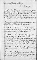 Fragments no Džordža Vašingtona vēstules valdībai, kurā viņš lūdz padomu par ASV neitralitāti pret Franciju. 1793.–1797. gads.