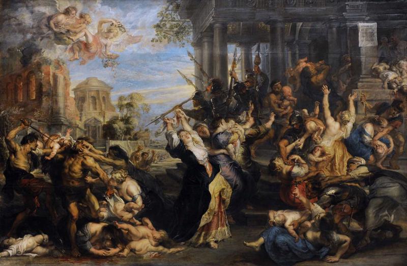 Pīters Pauls Rubens, "Nevainīgo slaktiņš". 1635.–1640. gads.